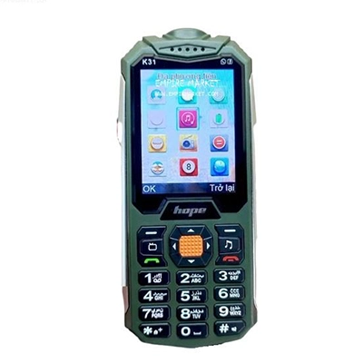 گوشی ارتشی هوپ مدل K31 ساده دارای چهارسیم کارت