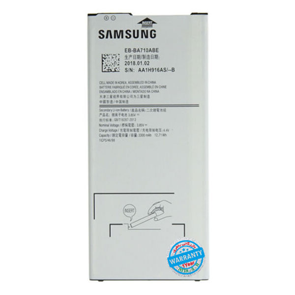 باتری اصلی گوشی سامسونگ A7 2016 مدل EB-BA710ABE