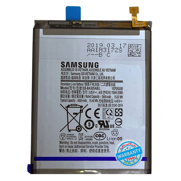 باتری اصلی گوشی سامسونگ Galaxy A50 مدل EB-BA505ABU