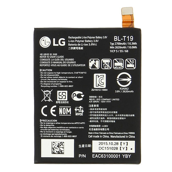 باتری اصلی گوشی ال جی Google Nexus X5 مدل BL-T19