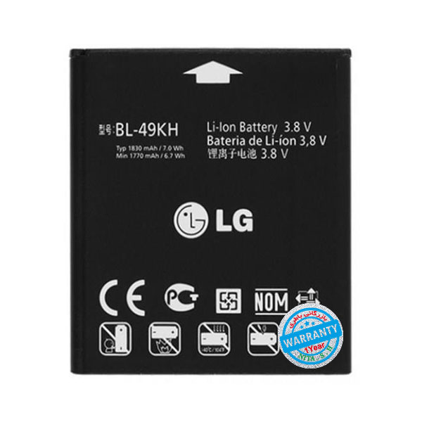 باتری اصلی گوشی ال جی Optimus LTE مدل BL-49KH