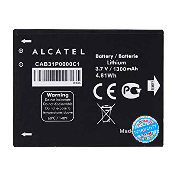 باتری اصلی گوشی آلکاتل OT-990 مدل CAB31P0000C1
